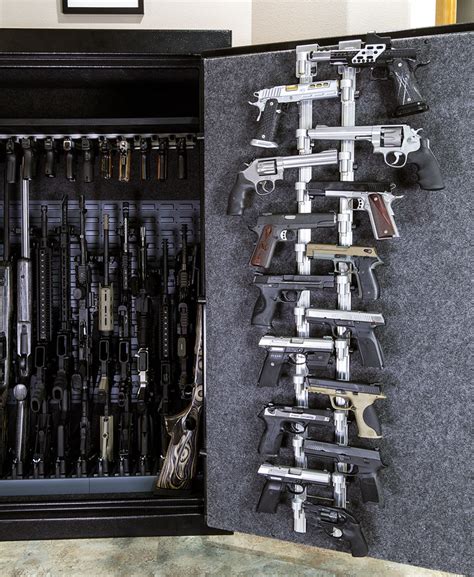 metal gun box door organizer|gun safe door organizers.